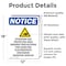 Signmission Safety Culture Sign, 12 in Width, Vinyl Decal, Rectangle OS-2PACK-NS-D-1218-V-10201 - alternate 5